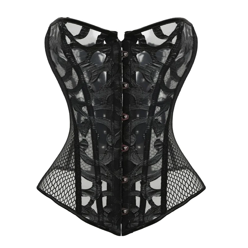 Women Trainer Corsets Steampunk Underbust Lingerie Corset and Bustiers Sexy Intimates E224