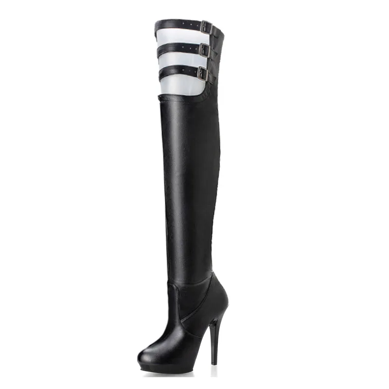 13 cm crystal bottom striptease steel tube high boots gothic shoes women's pumps shoes postones 5.5 shoes for crossdressers